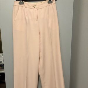 Pastel pink wide leg dress pant from Ted Baker